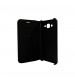 Samsung J7 Mobile Phone Flip Cover Case, Leather, Black Color